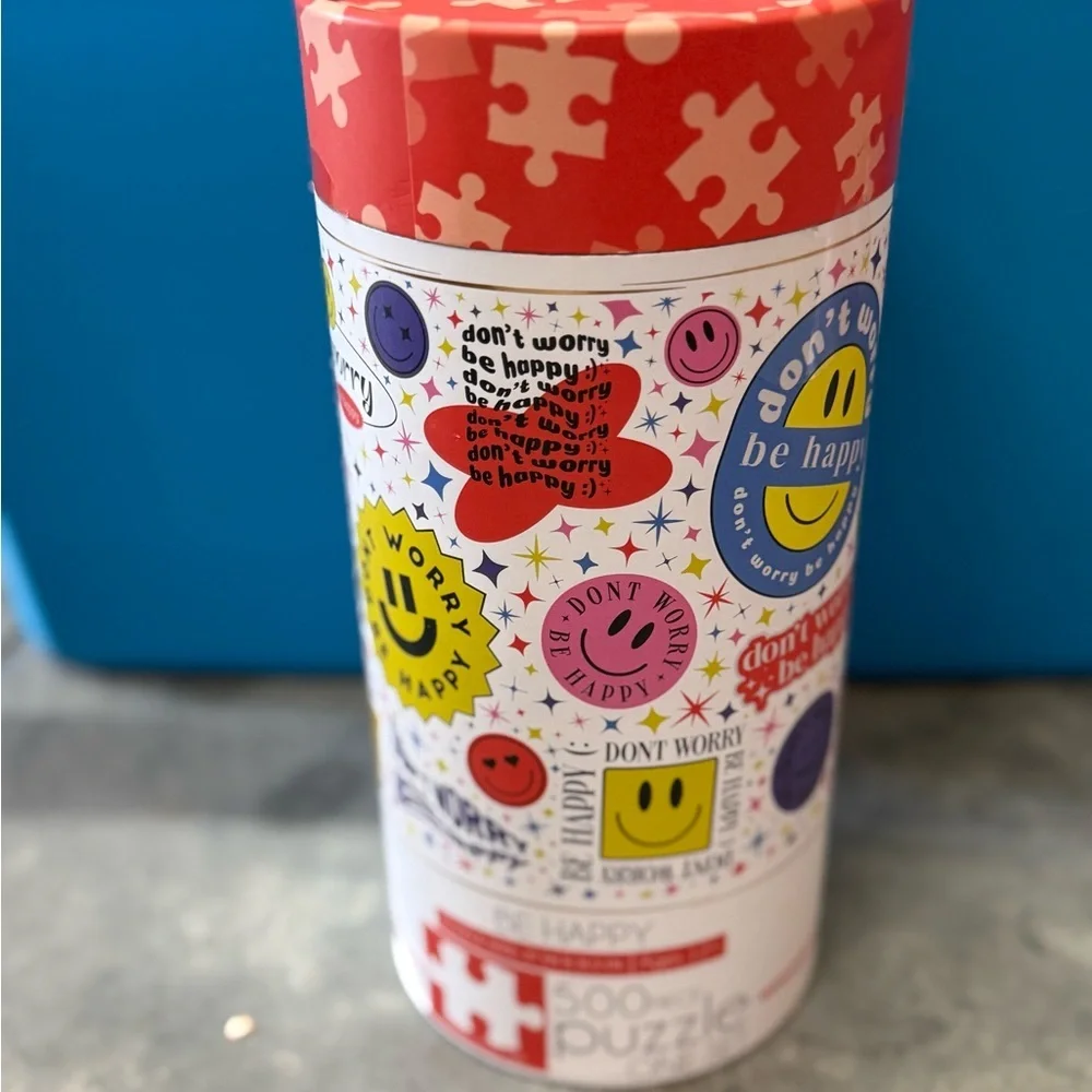 Don't Worry Be Happy Puzzle - Multicolor